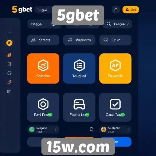 Interface do usuário do 5gbet é otimizada